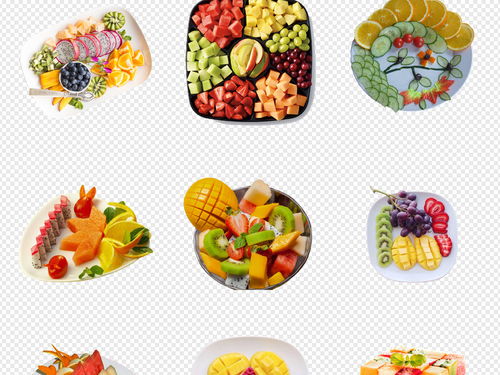 創意水果拼盤與新鮮蔬菜素材大全